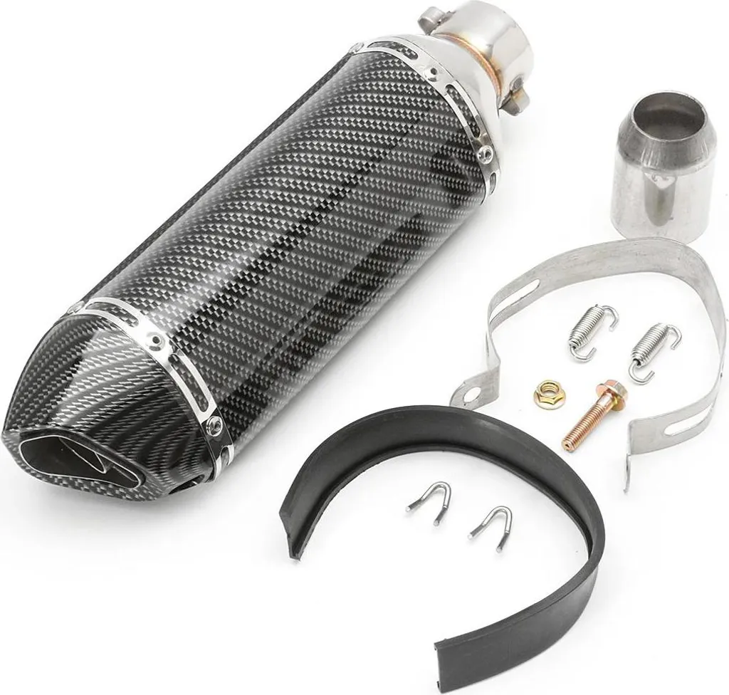 Pot d'échappement silencieux universel 51mm pour moto dirt bike et scooter