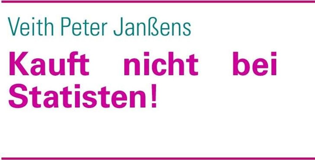 Kauft nicht bei Statisten!, Deutsch, Taschenbuch, 96 Seiten