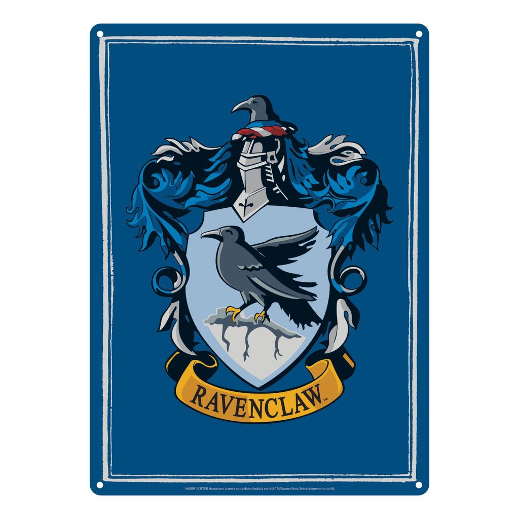 Half Moon Bay Harry Potter Blechschild Ravenclaw 21 x 15 cm