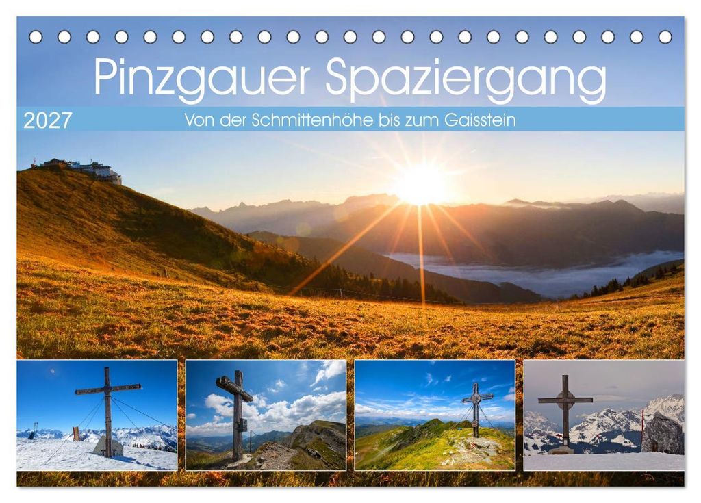 Pinzgauer Spaziergang (Tischkalender 2027 DIN A5 quer), CALVENDO Monatskalender