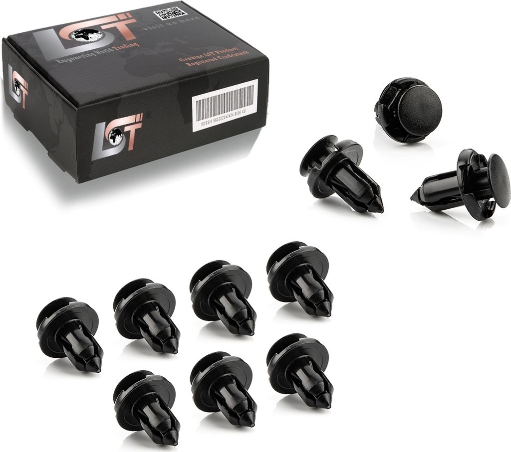 10x Stoßstangen Stoßfänger vorne Befestigung Clips für MITSUBISHI