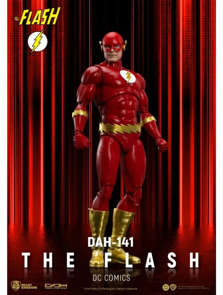 Figurine The Flash 20 cm articulée en PVC - DC Comics Action Figure détaillée