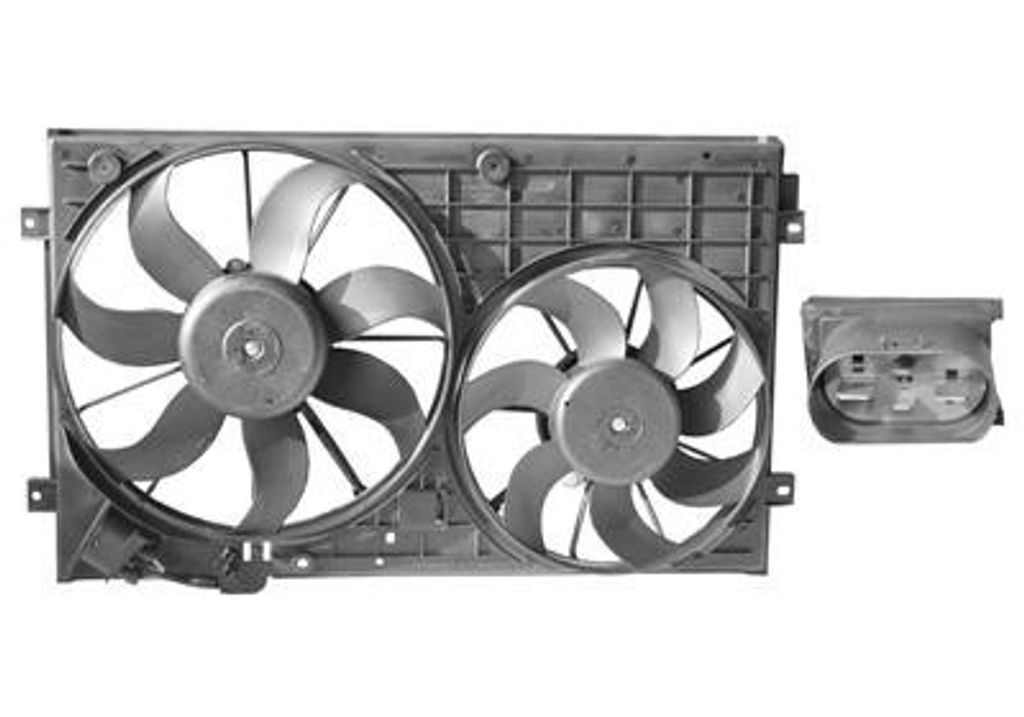VAN WEZEL 5894748 Lüfter Motorkühlung Kühlerlüfter für VW GOLF VI (5K1) Wasserkühler