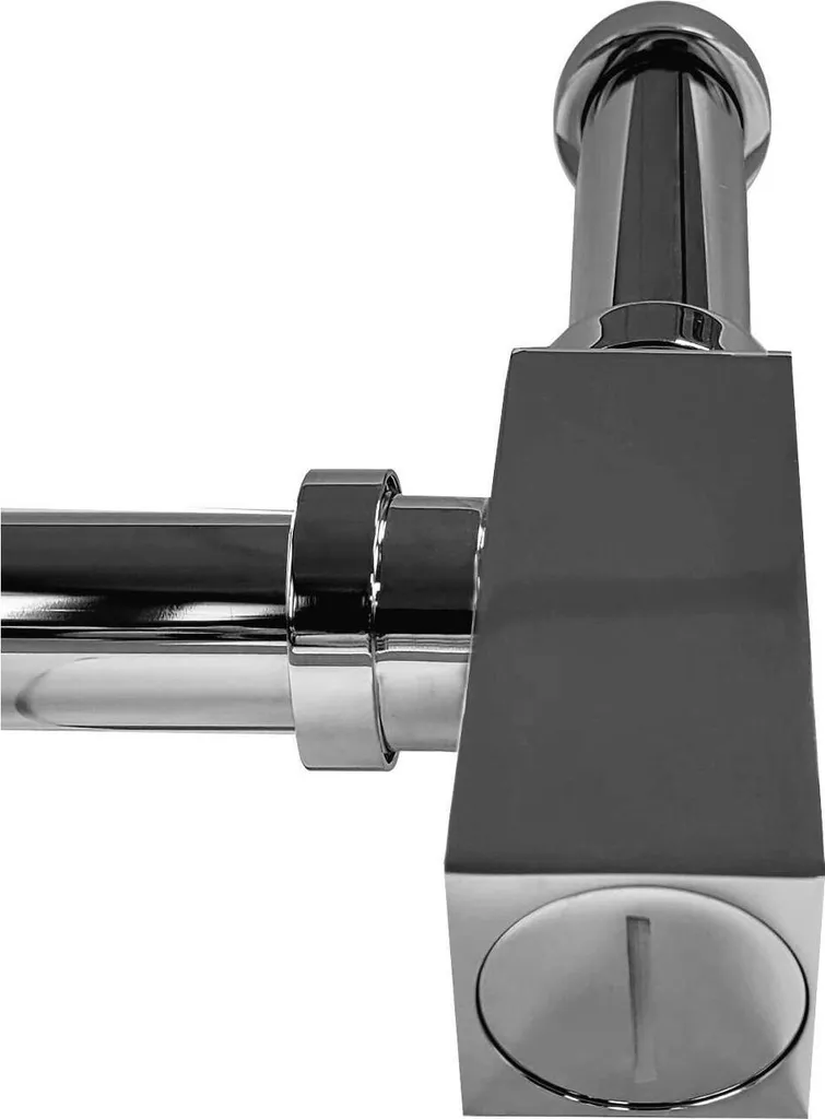Siphon carré D32mm découpable pour installation sous évier et lavabo