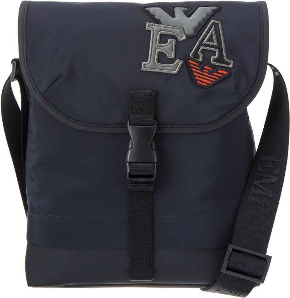 Emporio Armani Herren Messenger Crossover Tasche Schwarz #106