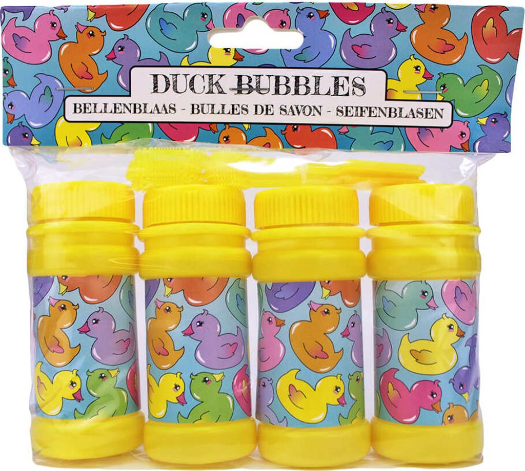 Duckiez Seifenblasen-Enten, 4x50ml