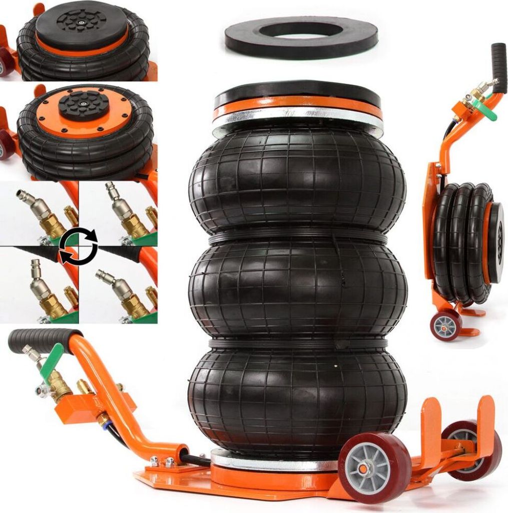 Pneumatischer Wagenheber BJC 3,5 t kurz – ideal für Werkstatt, Montage & Reifenservice