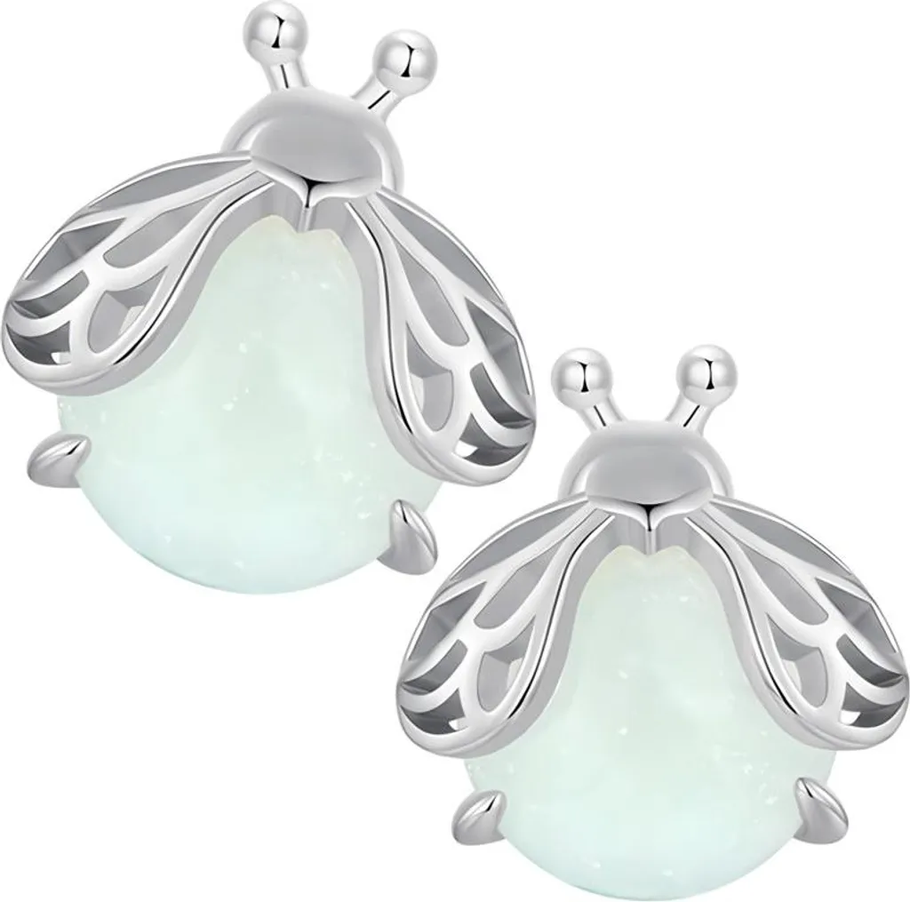 Orecchini Trusky Argento 925 per Bambine - Insetti Magici e Sicuri