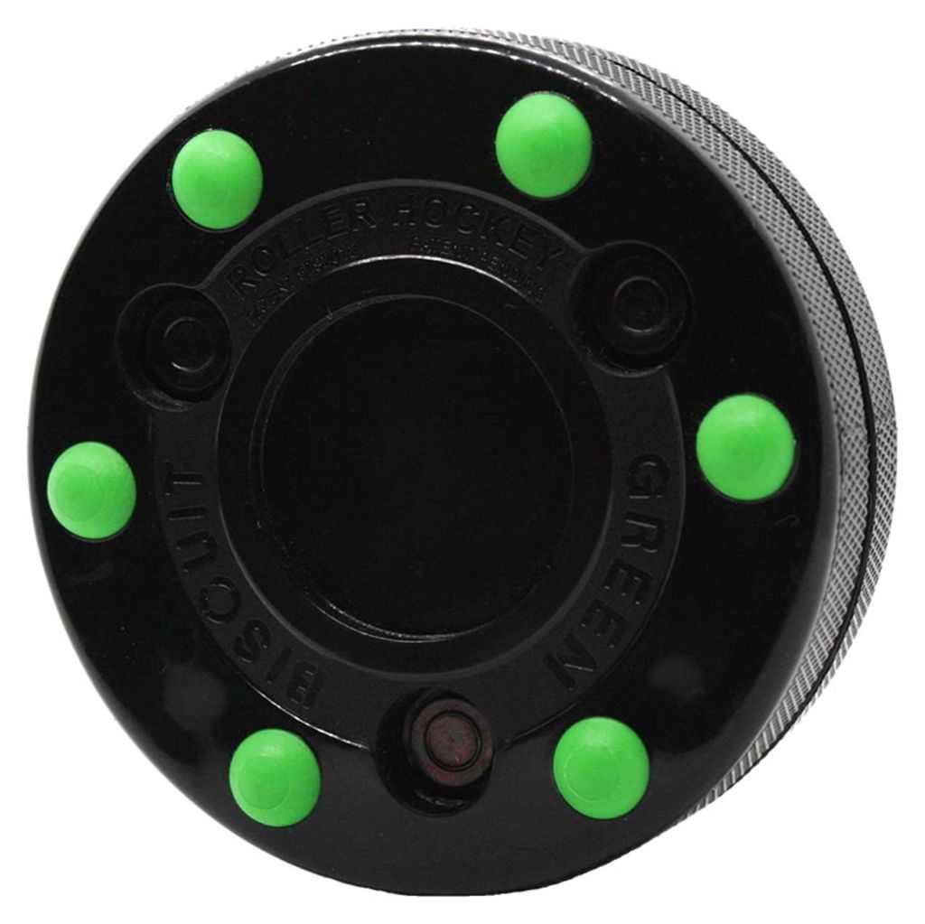 Puck Biscotto Verde Hockey a rotelle Immagine del prodotto 