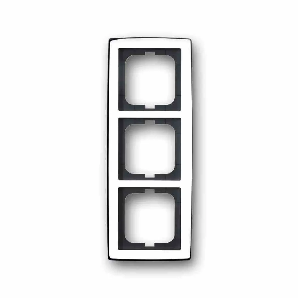 Plaque de finition Busch-Jaeger 1754-0-4328 Chrome triple 2CKA001754A4328
