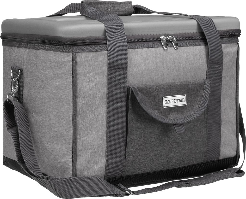 anndora Kühltasche XL 40 Liter Picknicktasche- hellgrau - Produktbild 
