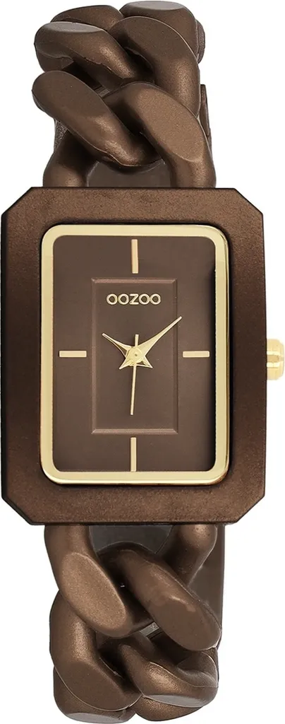 Montre Oozoo bronze plastique Timepieces UOC11276 pour femme chic