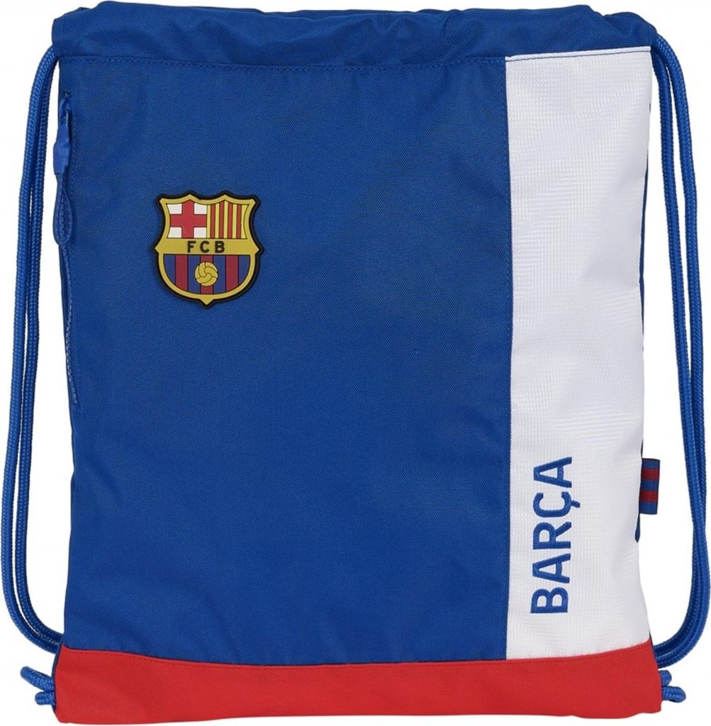 F.C. Barcelona Drawstring Rucksack Tasche Maroon Blau 35 x 40 x 1 cm