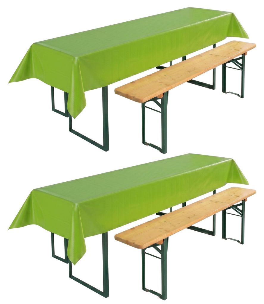 Beautex Party Tischdecke abwaschbar 100x250, für Biertisch Produktbild 