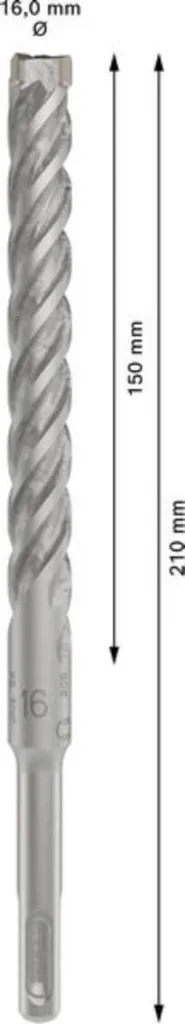 Acquista Punta Bosch SDS Plus-5X 16mm per Martello Perforatore - 4