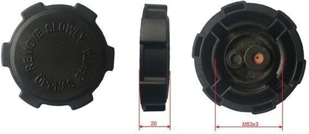Abdeckung, Wasserkasten THERMOTEC DBSC003TC