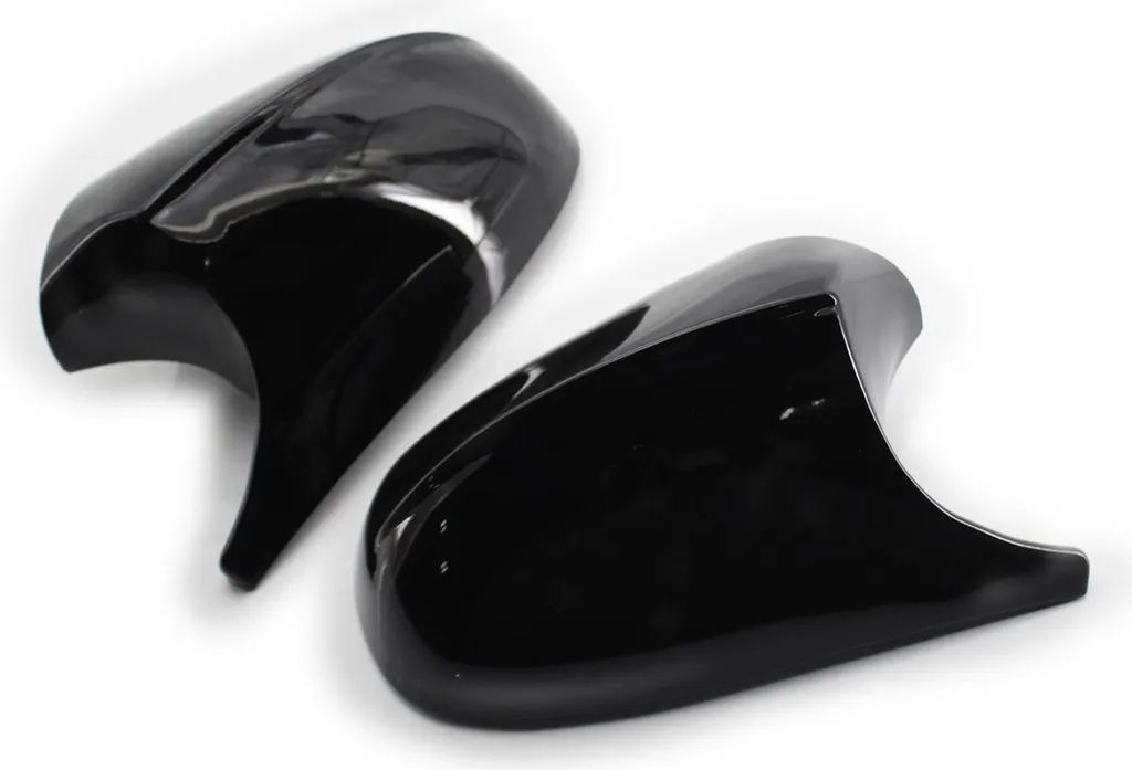 Coque de rétroviseur Look Racing Noir pour BMW E92 E93 E90 E91 LCI ABS