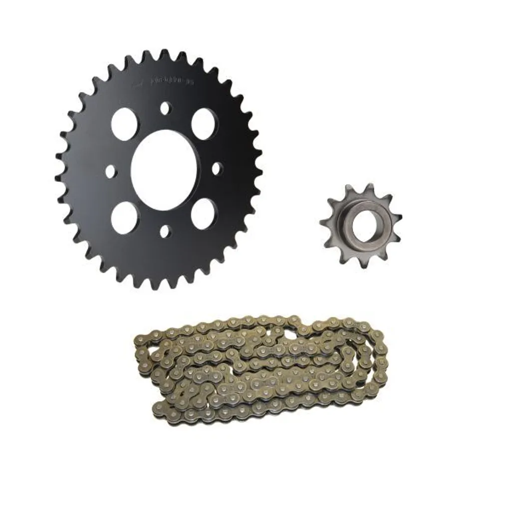 Kit chaîne noir 11/35 dents pour Hercules XE 5 Enduro (moteur 10697365)