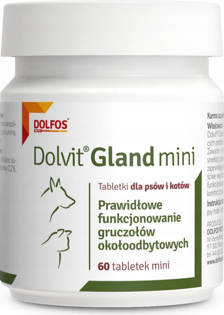 Dolvit Gland Mini PERIANAL DRUGS PER CANI E GATTI 60 mini Immagine del prodotto 