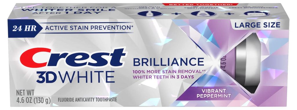 Crest | Dentifrice 3DWhite Brilliance - 130 g - Minze - Image du produit 