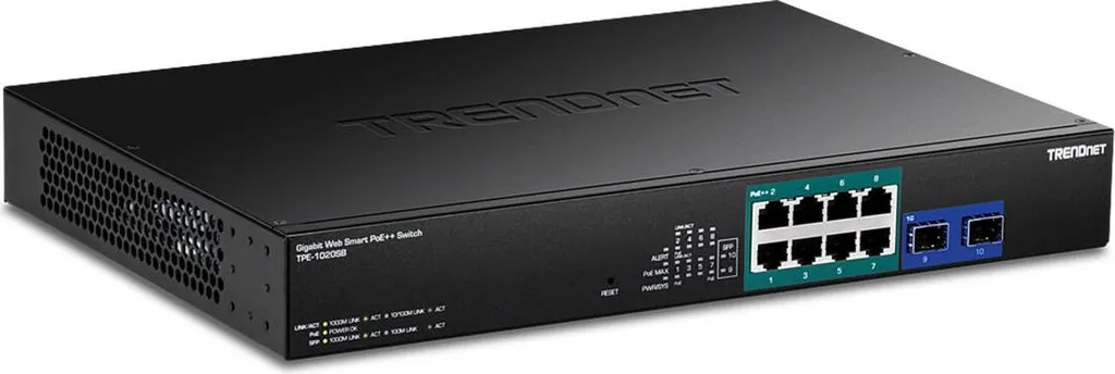 Switch PoE+ Trendnet TPE-1020SB : Fini les problèmes d'alimentation réseau