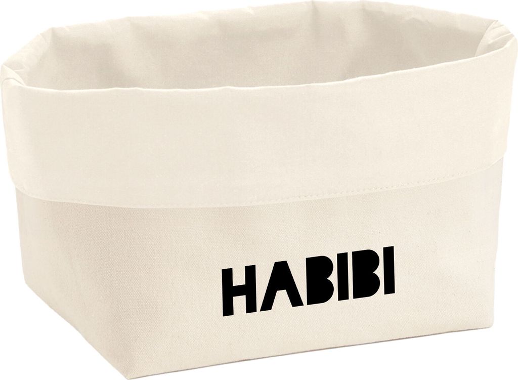 Huuraa Organizer Habibi Schatz Freund 8 Liter Large Canvas Baumwolle Utensilo Geschenkidee
