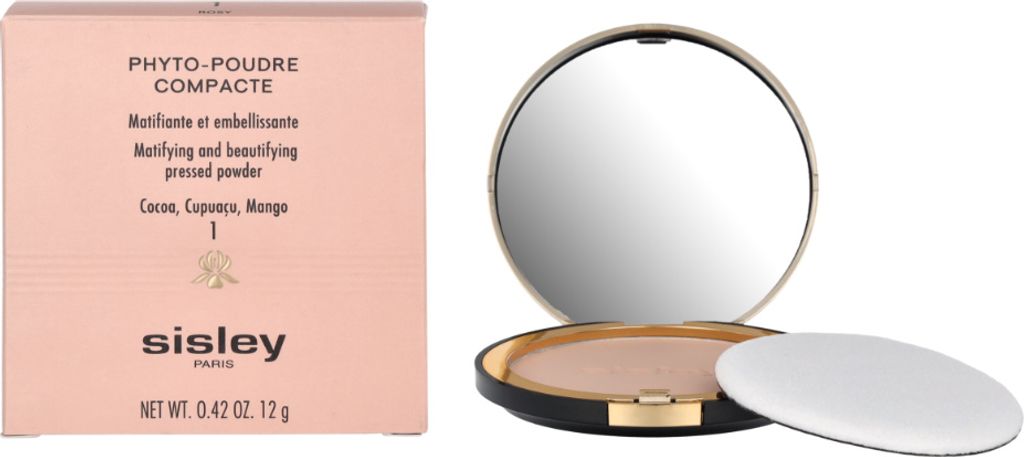 Sisley Phyto-Poudre Compacte, Jeder Hauttyp, Rosy, Palette, Produktbild 
