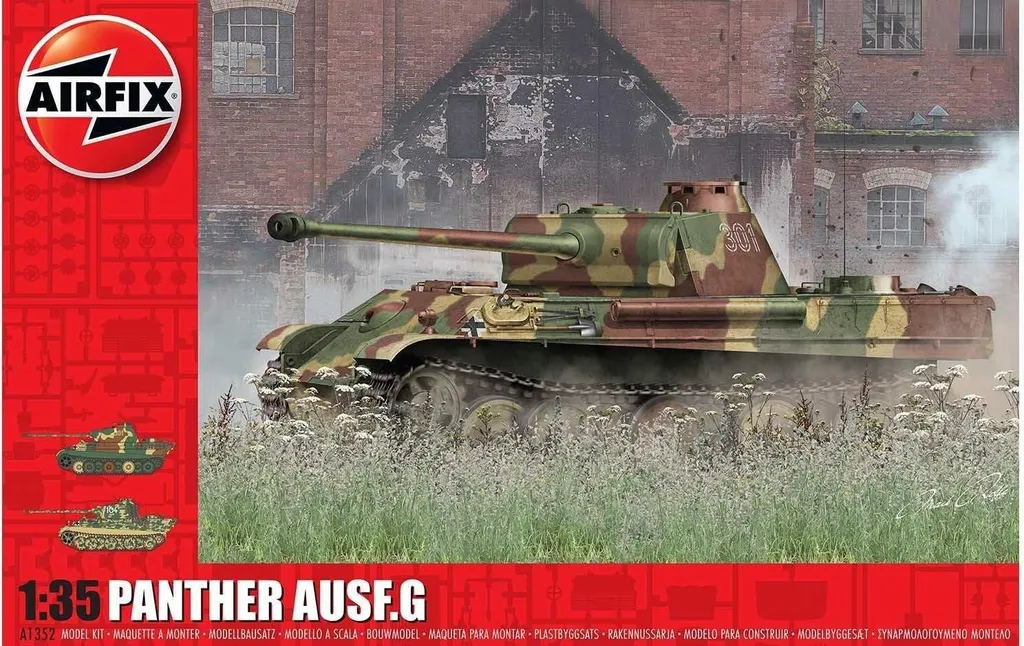 Panther Ausf. G Airfix A1352 Maquette Blindé Montage Facile 1:35