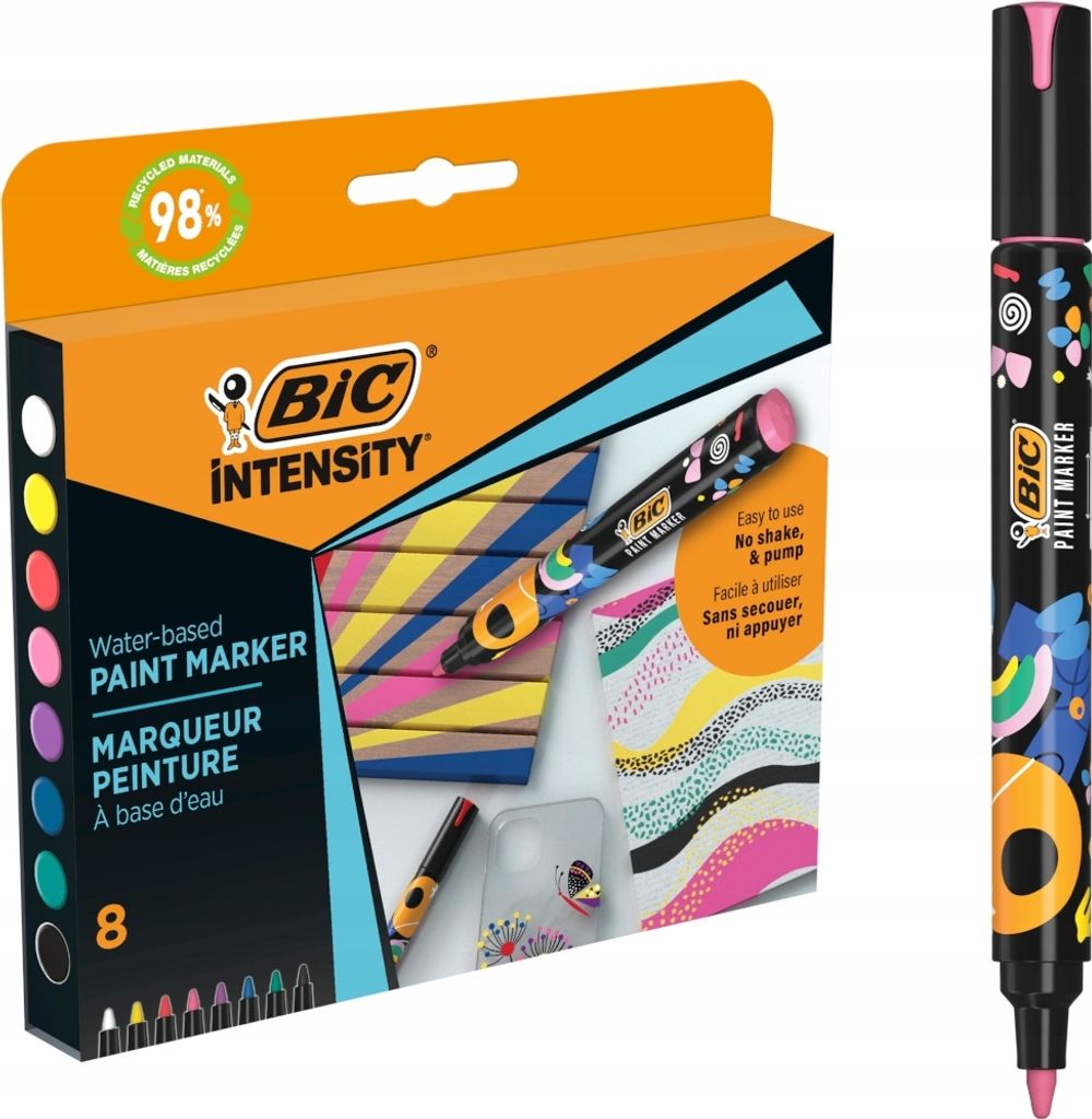 Bic - Farbmarker Intensität sortiert 8 Stück