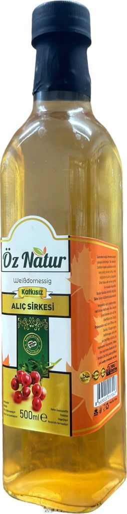Öz Natur | Handgemachter Weißdornessig Alic 500ml Produktbild