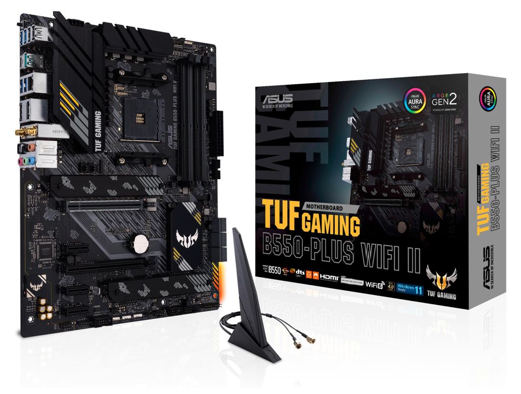 ASUS 90MB19U0-M0EAY0 TUF GAMING B550-PLUS WIFI II AMD B550 Produktbild 