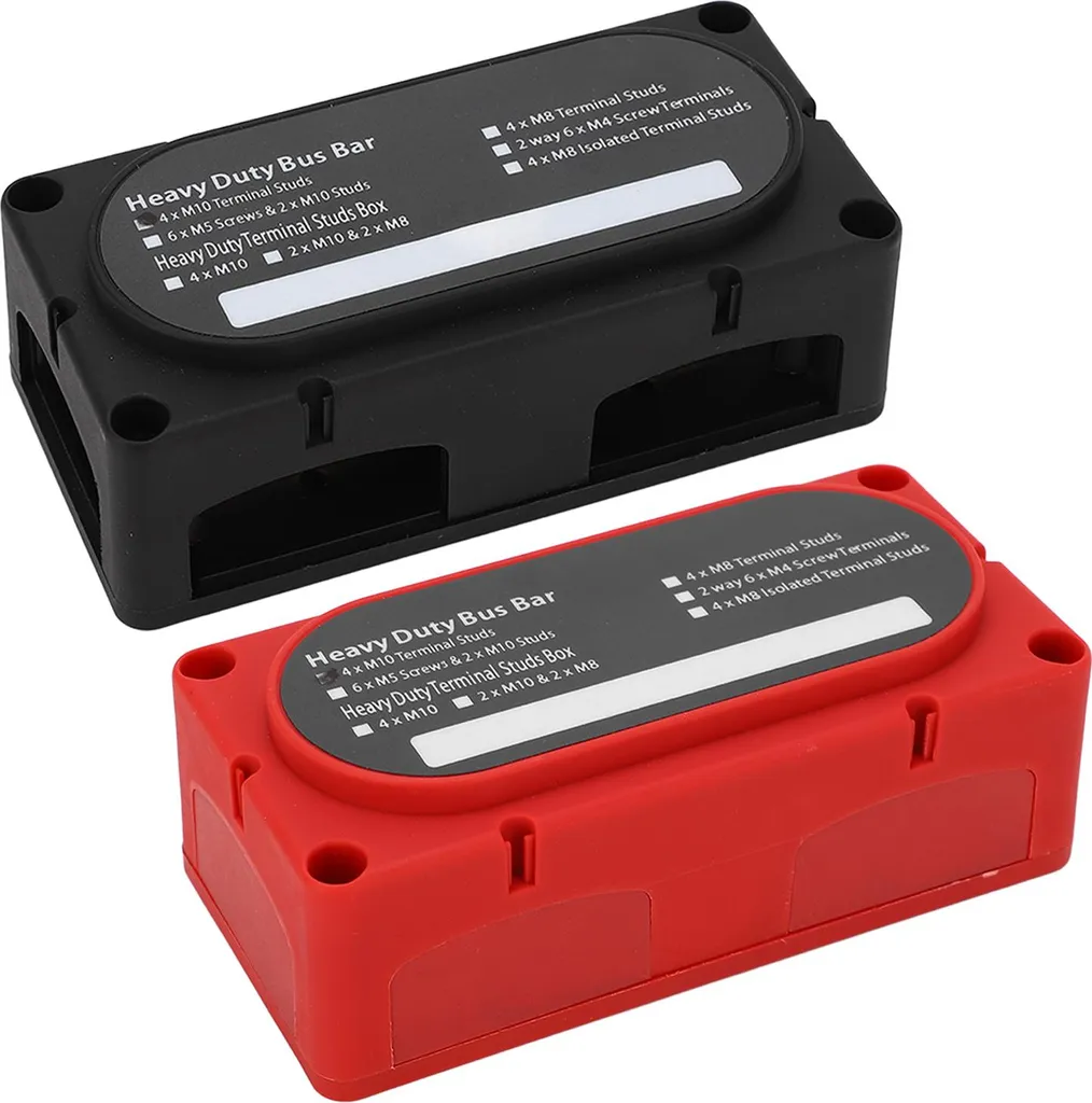 Barre Omnibus de Batterie 300A pour Bateau et Camping-car - Lot de 2