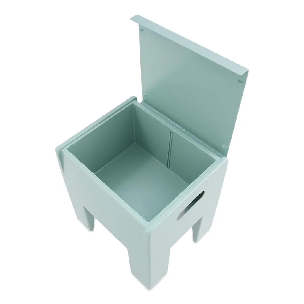 Banc à chaussures avec compartiment de rangement, tabouret bas gris