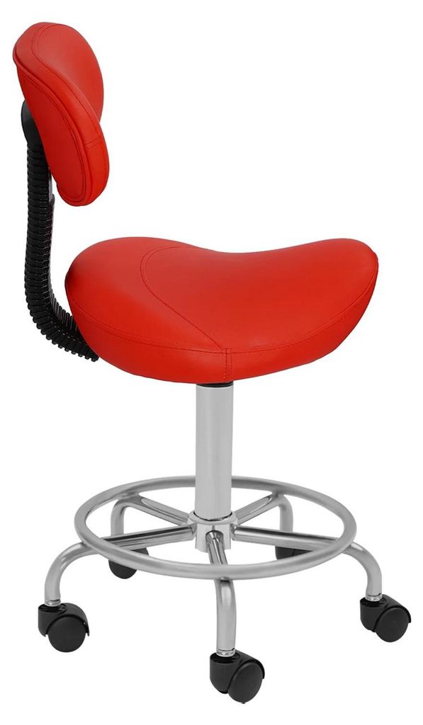 Ergonomischer Sattelhocker - Barhocker Mit Rückenlehne - Produktbild 