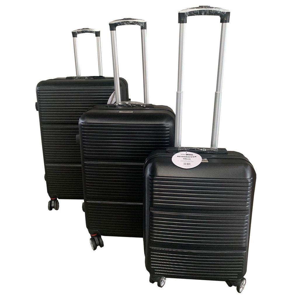 Art-Land 3er Kofferset Trolley ABS (55x39x20cm, 66x44x25cm, Produktbild 
