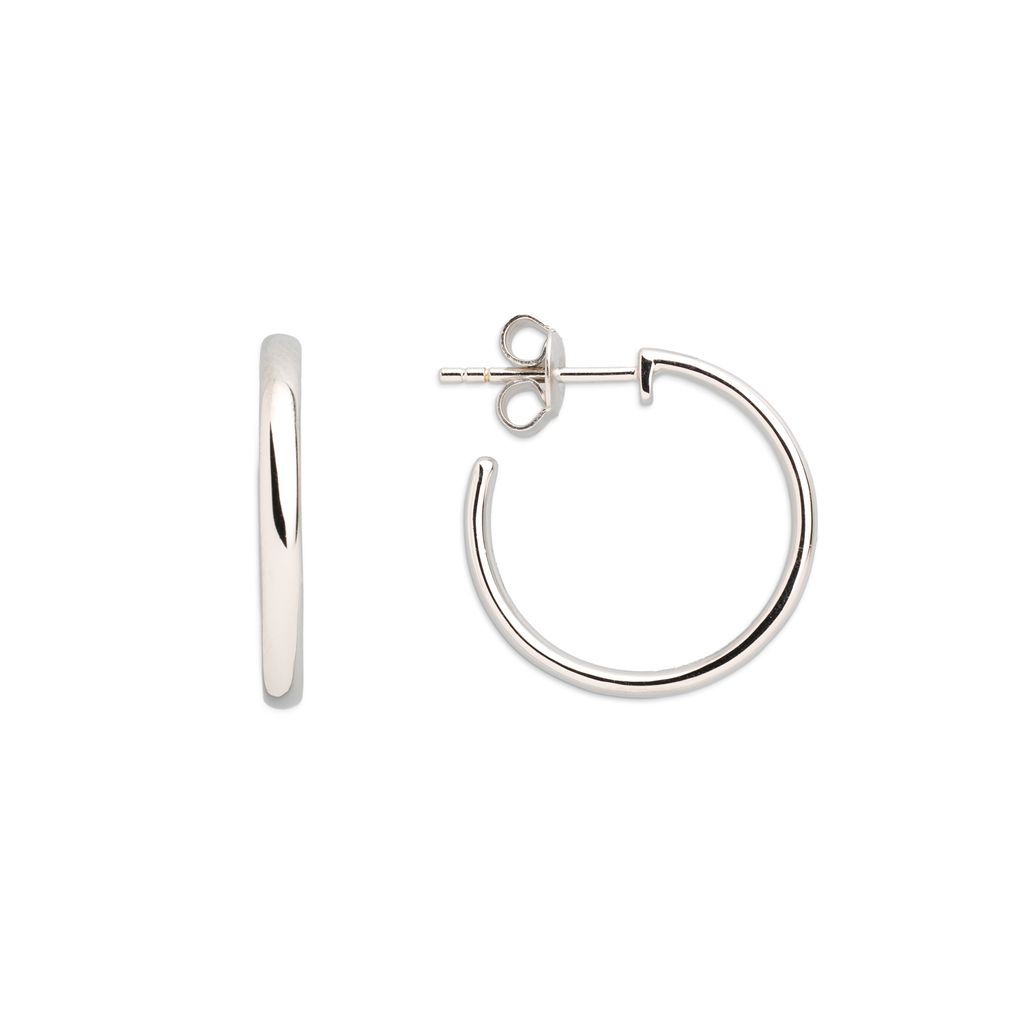 Xenox Damen Creolen Sterling Silber 925 Ø 20mm - Modern Classic XS3462