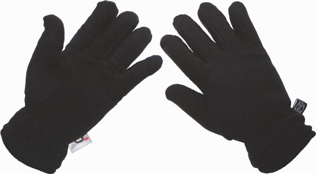 Fleece-Fingerhandschuhe Thinsulate schwarz, S Produktbild 