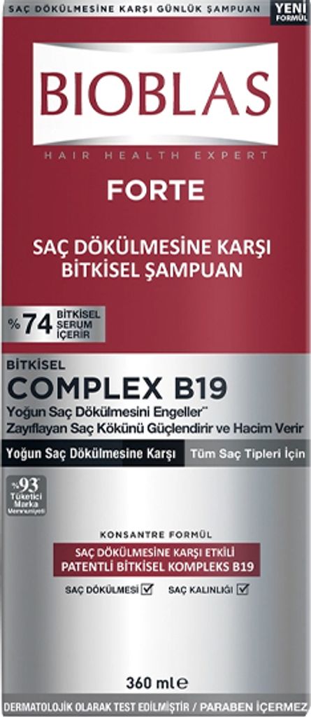Bioblas Forte Complex B19 Ziołowy szampon przeciw Zdjęcie produktu 1