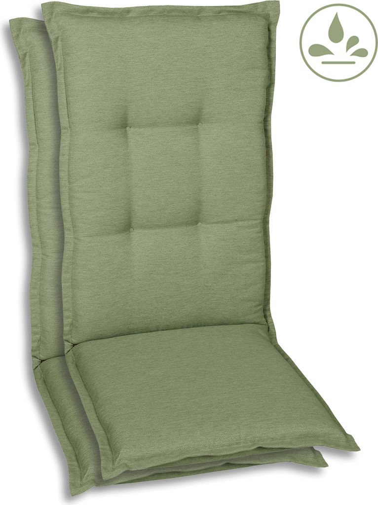 GO-DE Textil, Sesselauflage Mittellehner, 2er Set, Farbe: Produktbild 