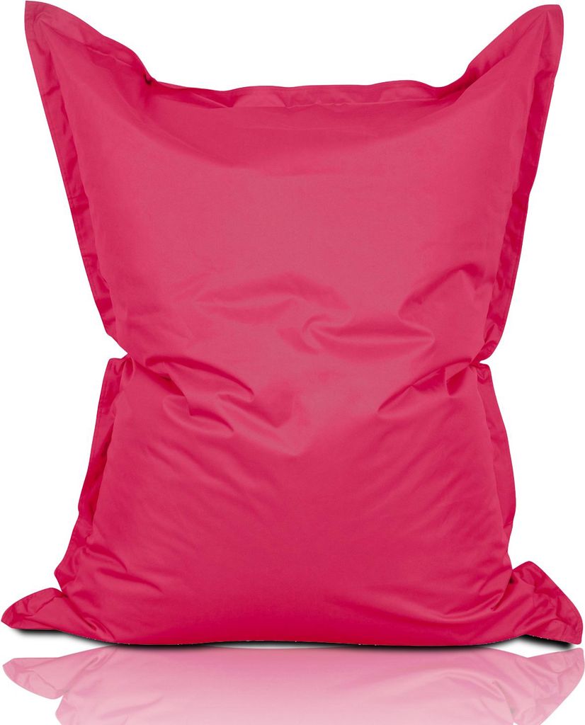 Lumaland Luxury Riesensitzsack XXL Sitzsack 380l Füllung 140 x 180 cm Indoor Outdoor Pink
