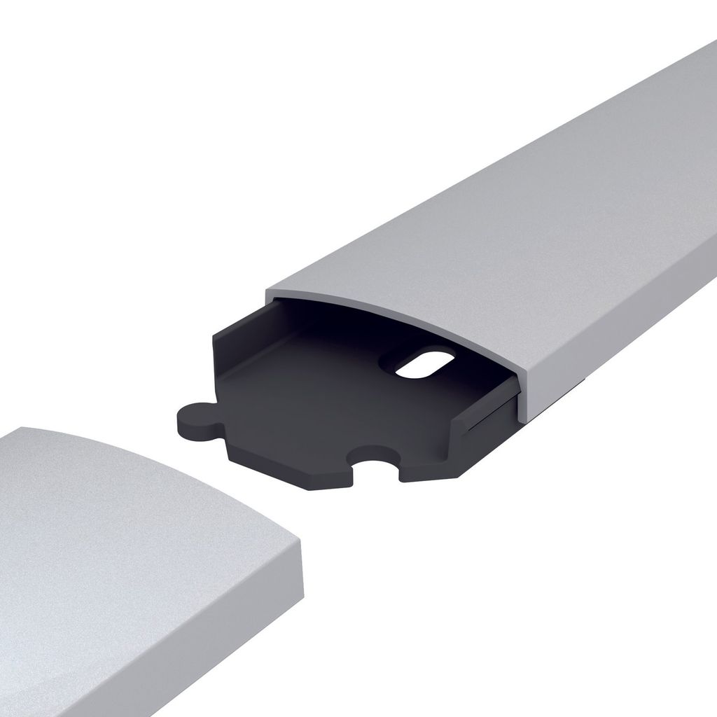 SMS Kabelrinne Cable Management 500 grau