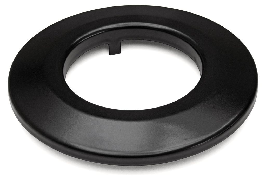 Raik Pelletrohr / Ofenrohr 80mm - Wandrosette schwarz Produktbild 