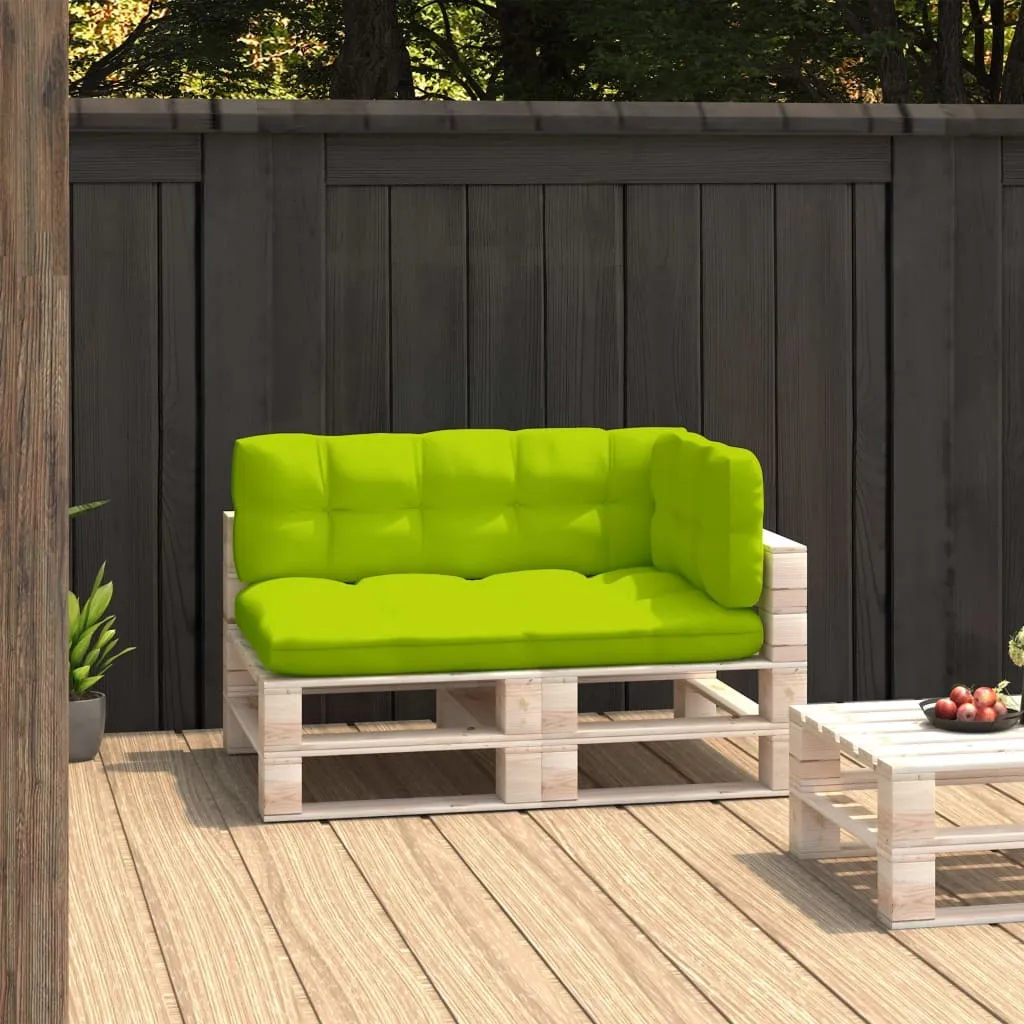 Arredo Pallet Elegante: Set 3 Cuscini vidaXL Verde Chiaro Tessuto - 22