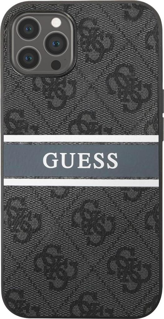 Guess, Schutzhülle 4G Stripe Apple iPhone 13 Pro, Grau Produktbild 