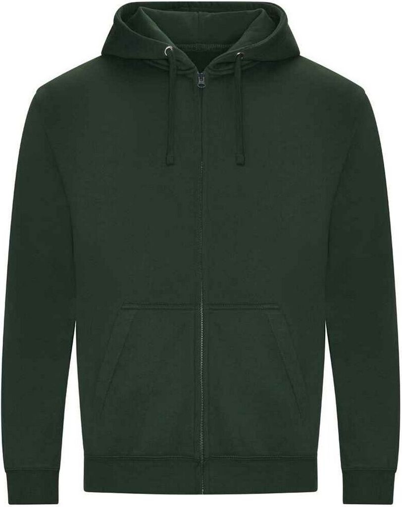 PRO RTX - Hoodie mit durchgehendem Reißverschluss für Herren PC5788 (S) (Flaschengrün)