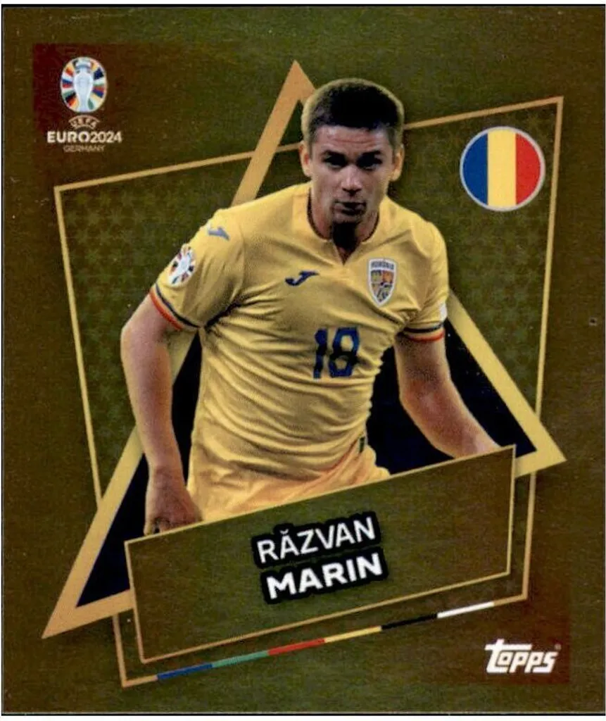 Razvan Marin Joueur Étoile 2024 - Carte de Football ROM SP de Collection