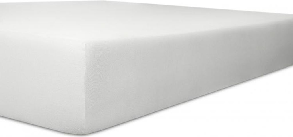 Kneer - Kinder-Betttuch - * Qualität 50 * Fein-Jersey - Farbe: 01 Weiss - Größe: 60/120 - 70/140 cm