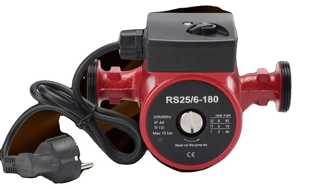 Pompe de circulation d'eau chaude 220V à 3 vitesses avec prise UE