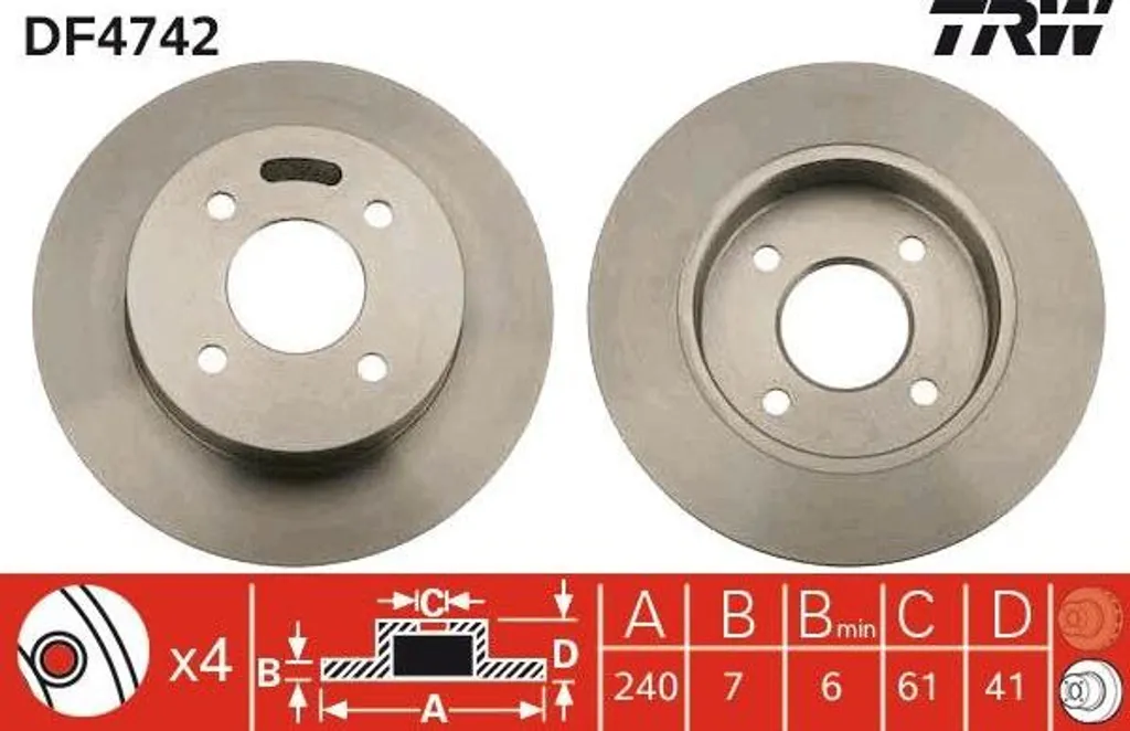 Disque de frein TRW résout vibrations au freinage sur Nissan Micra