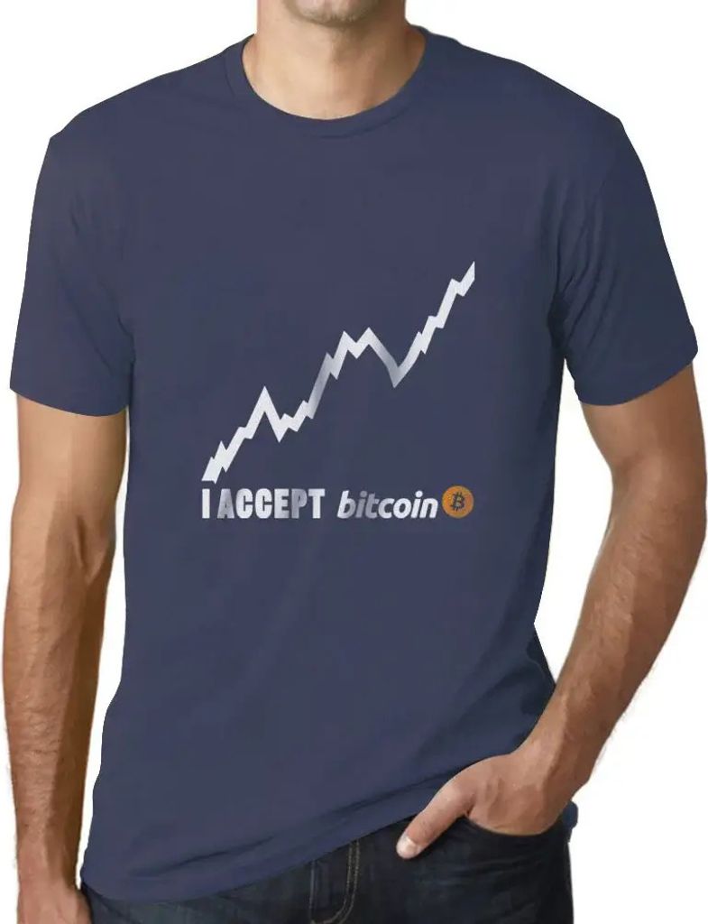 Herren Grafik T-Shirt Ich akzeptiere bitcoin Millionär btc hodl krypto – I Accept Bitcoin Millionaire Btc Hodl Crypto – Öko-Verantwortlich Vi...